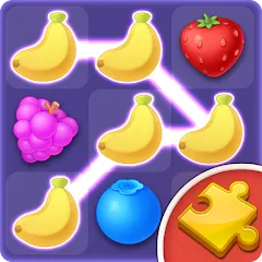 Скачать взлом Jigsaw: Fruit Link Blast (Джигсоу)  [МОД Много монет] - последняя версия apk на Андроид