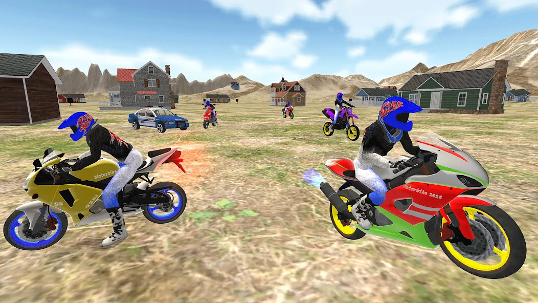 Real Moto Bike Racing Game  [МОД Много денег] Screenshot 1