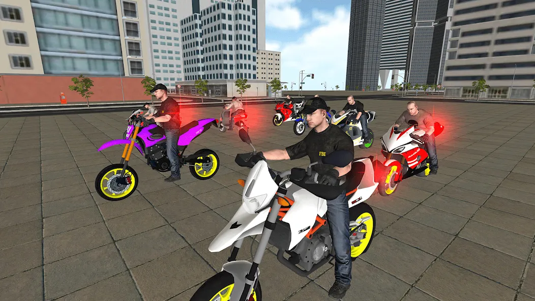 Bike Driving: Police Chase  [МОД Unlimited Money] Screenshot 1