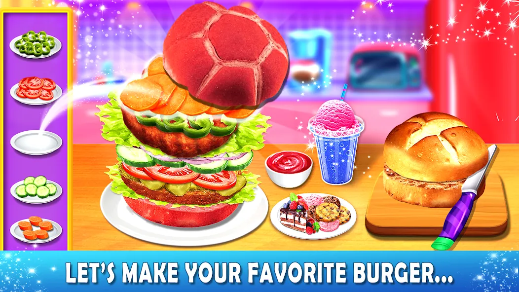 Lunch Box cooking Games 2023 (ШКОЛЬНЫЙ ОБЕД ПРИГОТОВЛЕНИЕ ПИЩИ Создание поваров)  [МОД Menu] Screenshot 2