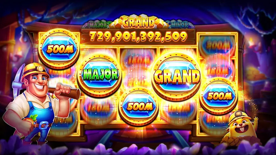 Jackpot Wins - Slots Casino (Джекпот Винс)  [МОД Много денег] Screenshot 2