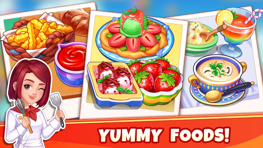 Cooking Wonder-Restaurant Game (Кукинг Вондер)  [МОД Mega Pack] Screenshot 1