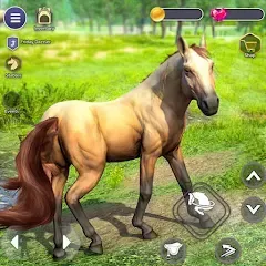 Взлом Virtual Wild Horse Family Sim (Виртуальное семейство диких лошадей)  [МОД Menu] - полная версия apk на Андроид