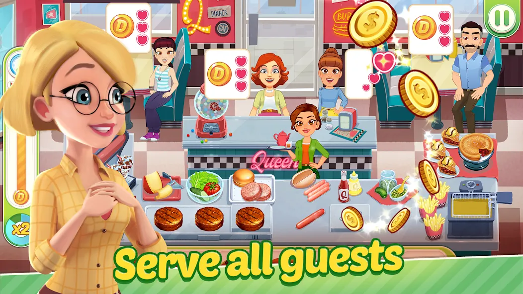 Delicious World - Cooking Game (Делишес Ворлд)  [МОД Много монет] Screenshot 3