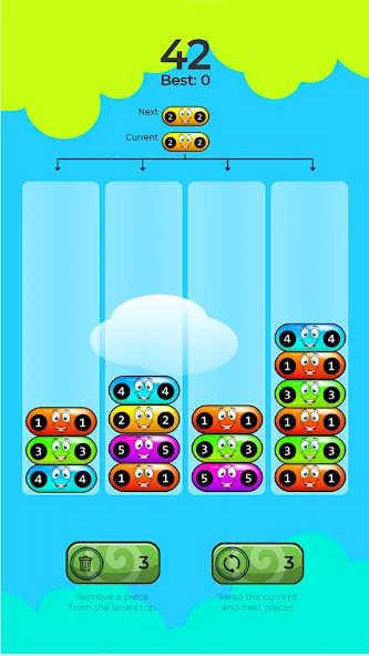 3D Number Block Puzzle Game (Намбер Мерджер)  [МОД Mega Pack] Screenshot 2