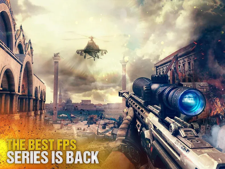 Modern Combat 5: mobile FPS (Модерн Комбат 5)  [МОД Menu] Screenshot 1