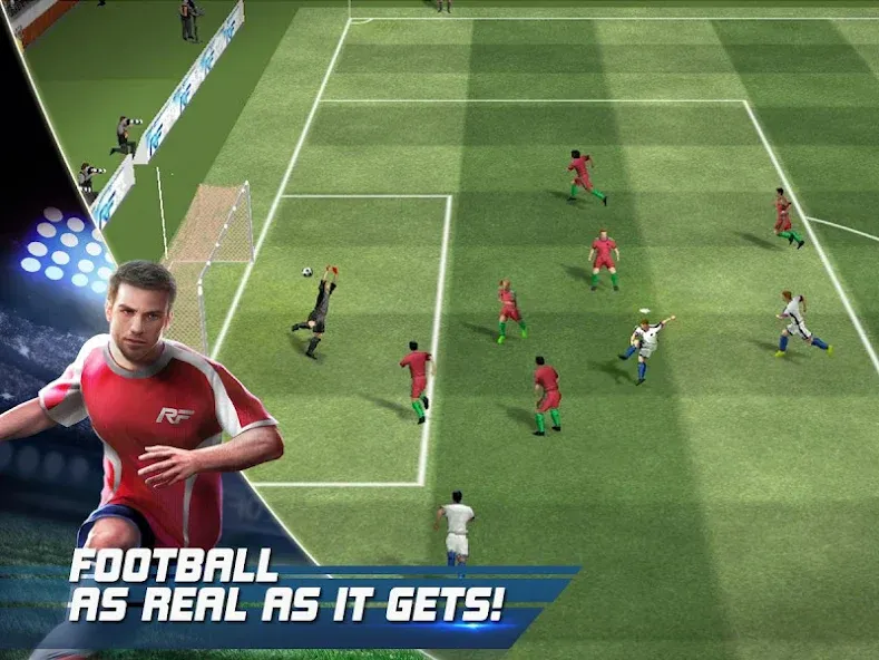 Real Football (Реал Футбол)  [МОД Все открыто] Screenshot 1