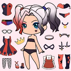 Скачать взломанную Doll Dress Up - Makeup Games  [МОД Unlocked] - стабильная версия apk на Андроид