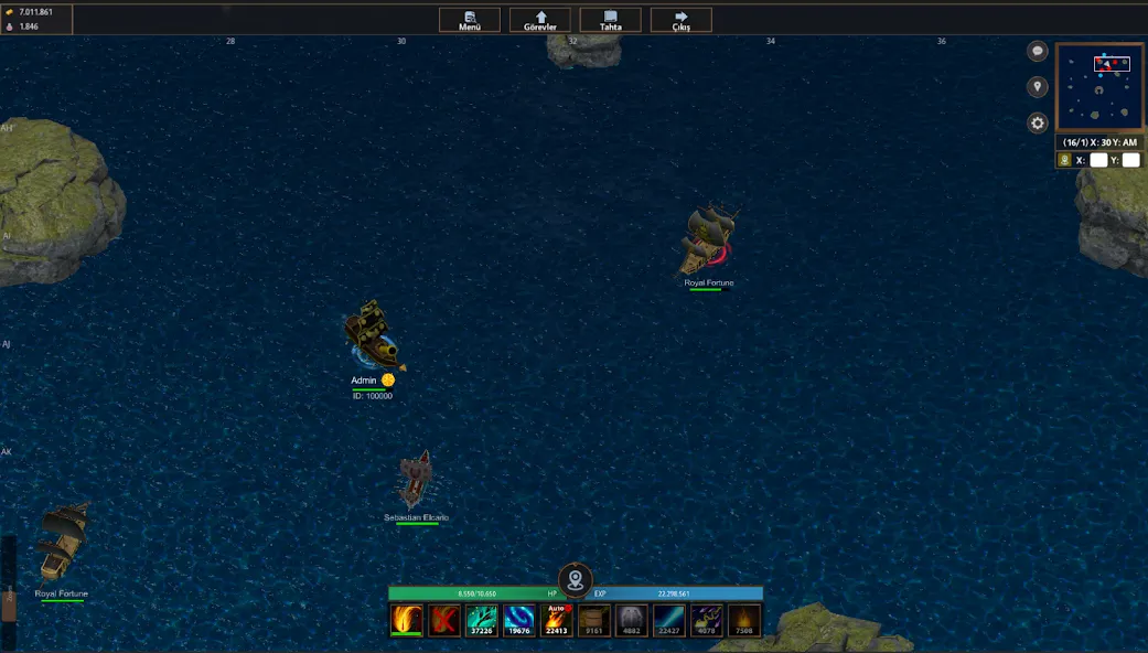 Battle of Sea: Pirate Fight (Битва на море)  [МОД Unlocked] Screenshot 1