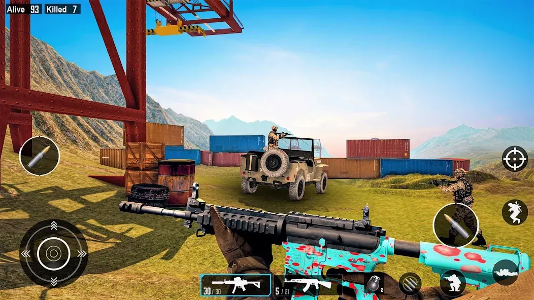 Commando Gun Shooting Games  [МОД Меню] Screenshot 2