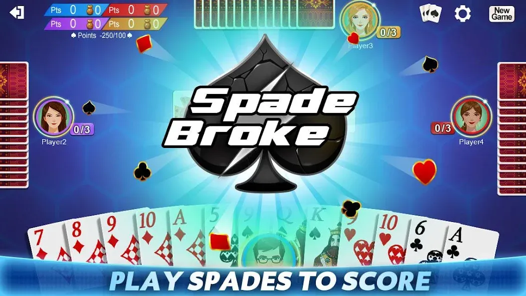 Spades (Спейдс)  [МОД Бесконечные деньги] Screenshot 3