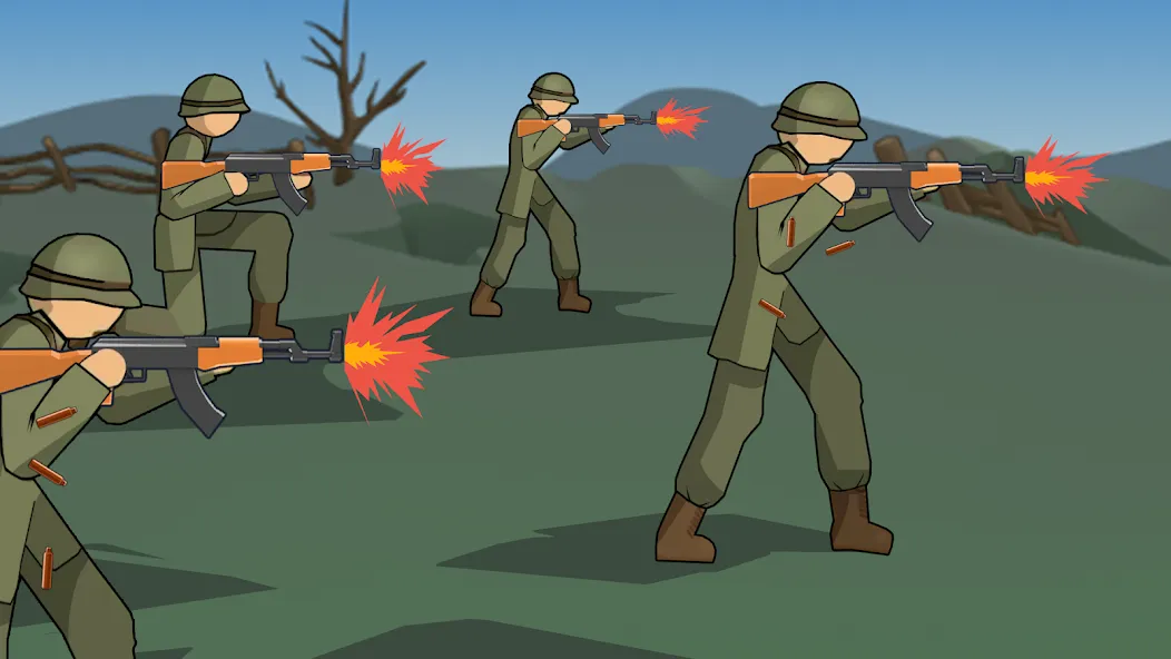 Stickman WW2 (Стикмэн Вторая Мировая война)  [МОД Unlimited Money] Screenshot 3