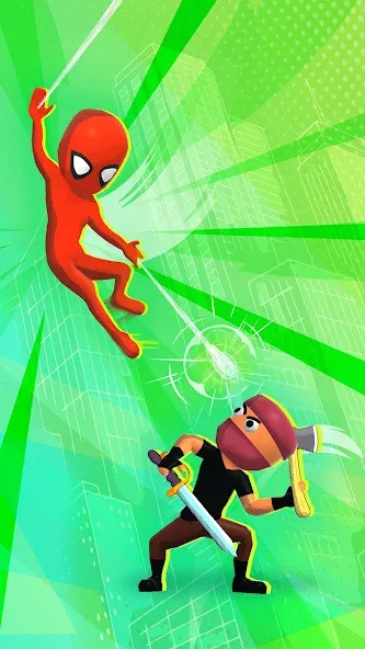 Web Master: Stickman Superhero (Вебмастер)  [МОД Много денег] Screenshot 2