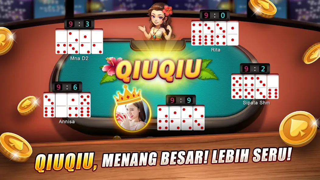 LUXY Domino Gaple QiuQiu Poker (Лукси Домино Гапл Киукиу Покер)  [МОД Меню] Screenshot 2