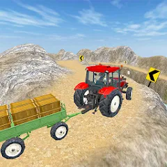 Скачать взломанную Tractor Driver 3D Farming Sim (Тракторист 3D Симулятор Фермерства)  [МОД Unlocked] - стабильная версия apk на Андроид