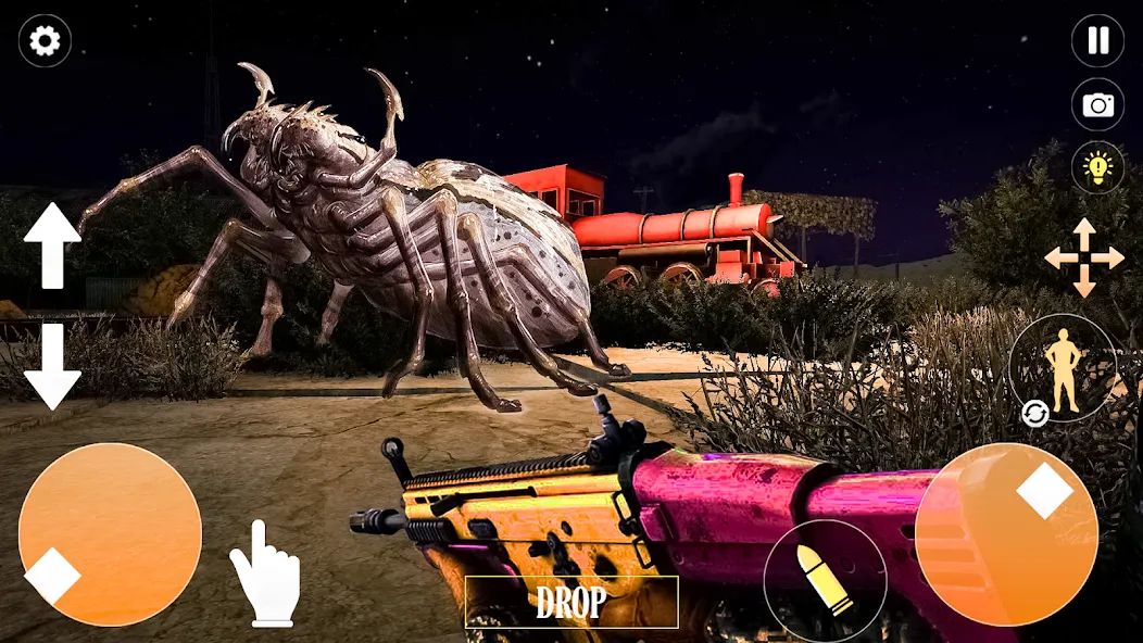 Horror Spider : Scary Train  [МОД Много монет] Screenshot 5