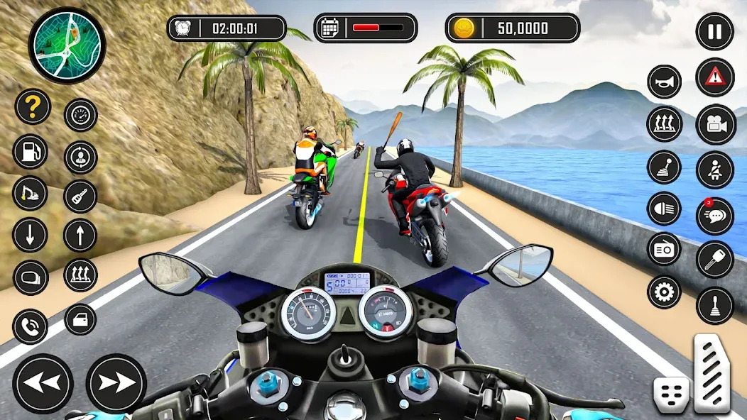 Bike Racing Games - Bike Game (Байк Рейсинг Геймс)  [МОД Menu] Screenshot 1