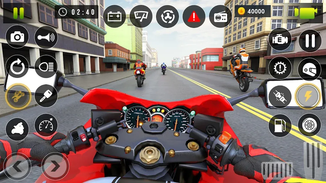 Bike Racing Games - Bike Game (Байк Рейсинг Геймс)  [МОД Menu] Screenshot 4