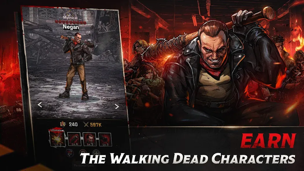 The Walking Dead: All-Stars (Зе Вокинг Дед)  [МОД Menu] Screenshot 3