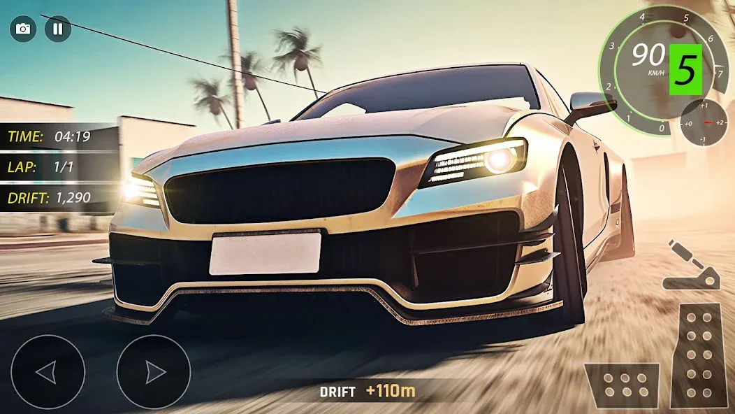 Highway Drifting Racing Games  [МОД Много денег] Screenshot 2