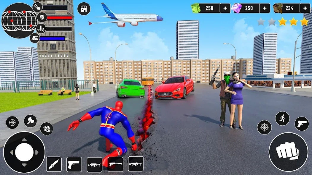 Miami Superhero: Spider Games  [МОД Unlocked] Screenshot 4