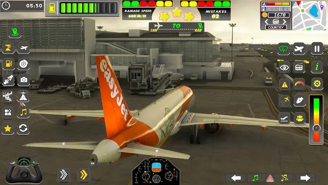 Real Flight Sim Airplane Games (Реал Флайт Сим Авиасимуляторы игры на самолеты)  [МОД Бесконечные деньги] Screenshot 4