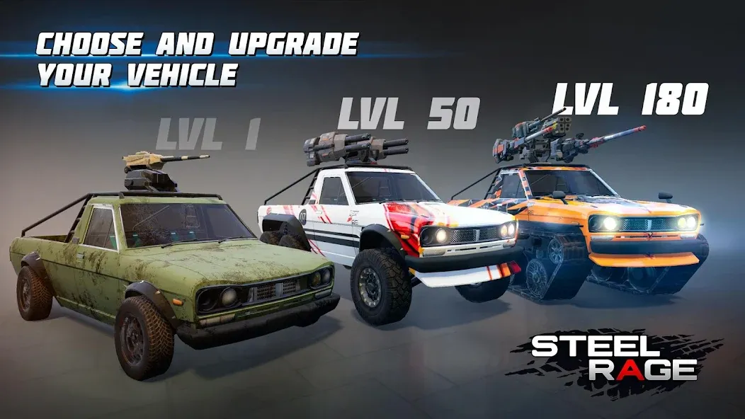 Steel Rage: Mech Cars PvP War (Стил Рейдж)  [МОД Бесконечные монеты] Screenshot 4