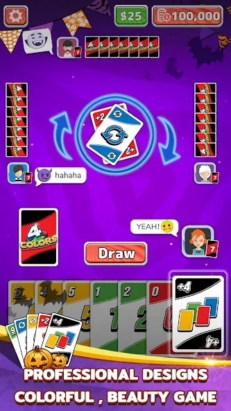 4 Colors Card Game (Цвета Карточная Игра)  [МОД Много монет] Screenshot 2