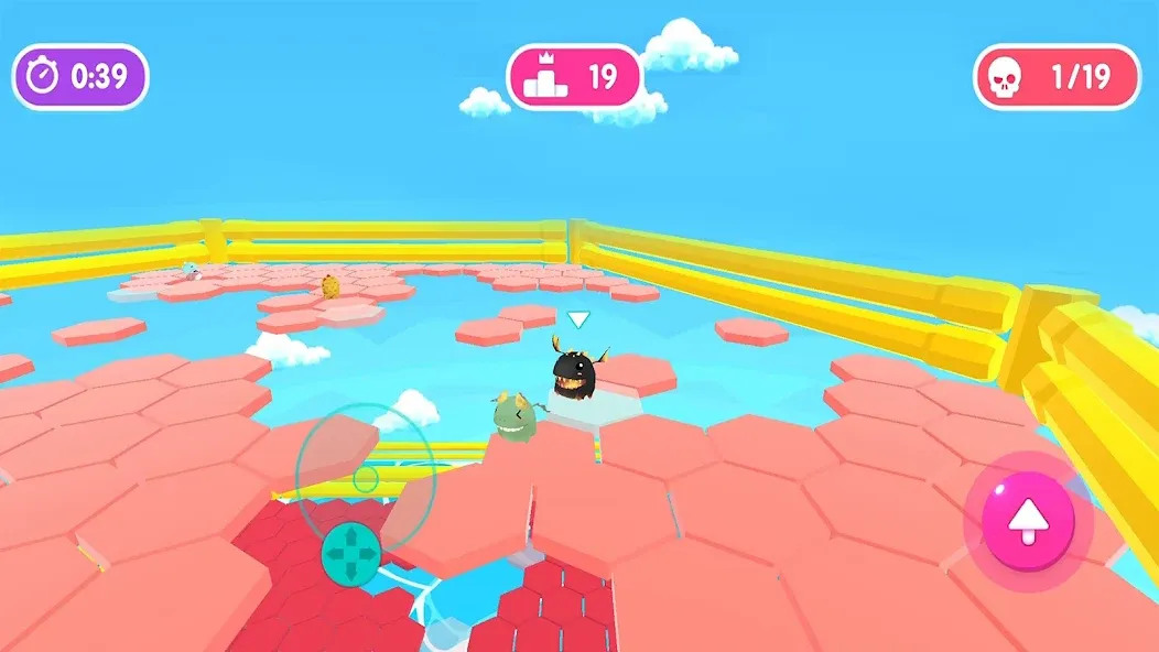 Fall.io - Race of Dino  [МОД Бесконечные деньги] Screenshot 4