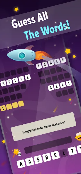 Word Riddles: Guess & Learn  [МОД Unlocked] Screenshot 1