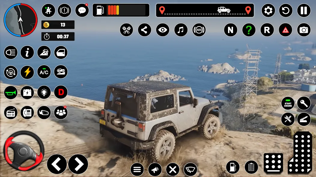 Offroad Jeep Driving & Parking  [МОД Меню] Screenshot 5