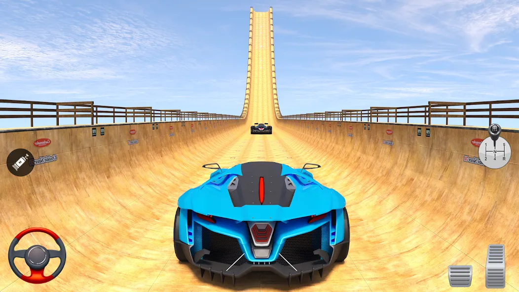 Superhero Car: Mega Ramp Games (Рамп Кар Гейм)  [МОД Menu] Screenshot 4