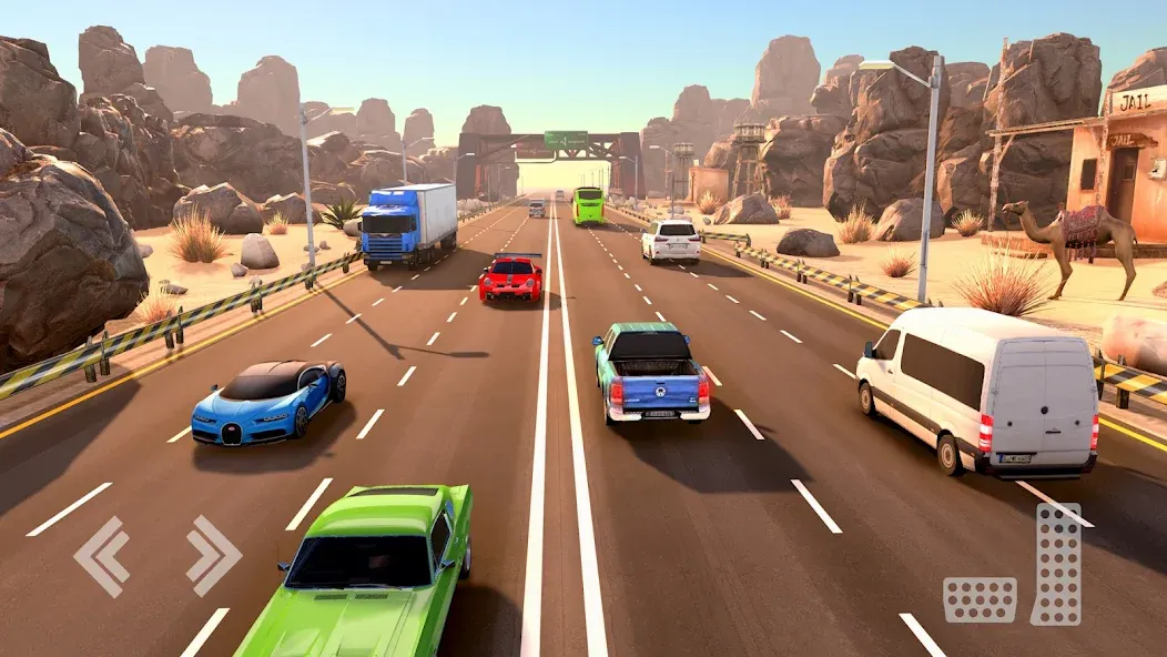 Real Highway Car Racing Games  [МОД Menu] Screenshot 2