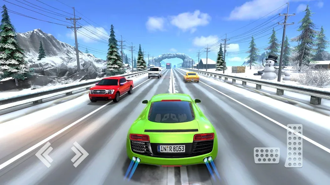 Real Highway Car Racing Games  [МОД Menu] Screenshot 3