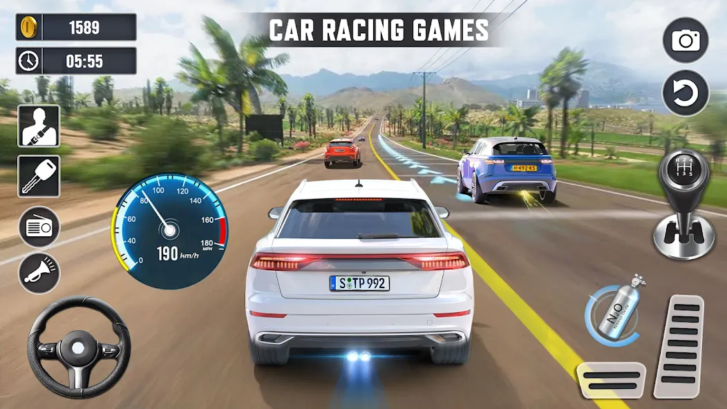 Real Highway Car Racing Games  [МОД Menu] Screenshot 5