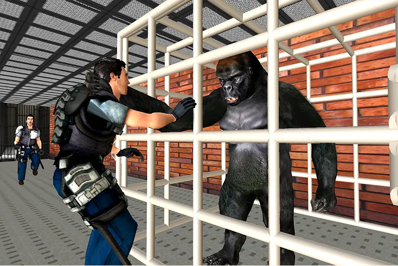 Gorilla Smash City Escape Jail  [МОД Меню] Screenshot 3