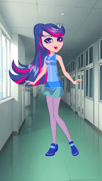 Pony College Student Dress Up (Пони Студент Колледжа Одеваются)  [МОД Меню] Screenshot 4