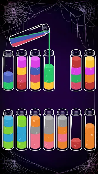 Soda Sort: Water Color Puzzle (Сода Сорт)  [МОД Menu] Screenshot 5