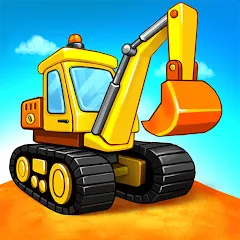 Скачать взломанную Car & Games for kids building  [МОД Все открыто] - последняя версия apk на Андроид