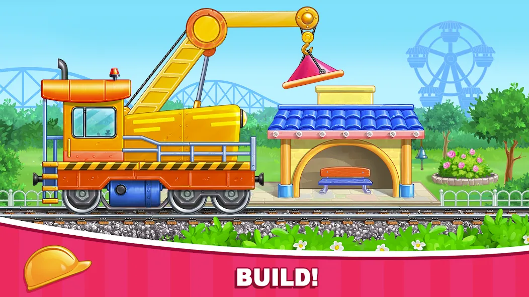 Car games Bulldozer for kids 5  [МОД Unlimited Money] Screenshot 4