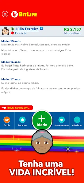 BitLife BR - Simulação de vida (БитЛайф БР)  [МОД Mega Pack] Screenshot 4