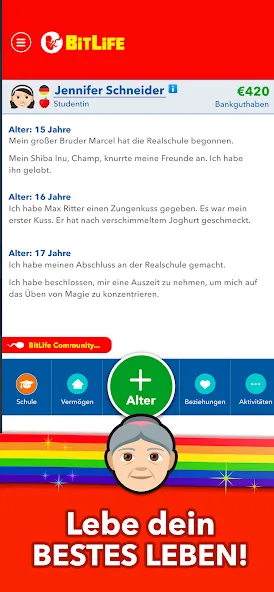 BitLife DE - Lebenssimulation (Битлайф ДЕ)  [МОД Много монет] Screenshot 4