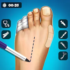 Взлом Hospital Surgeon: Doctor Game  [МОД Menu] - полная версия apk на Андроид