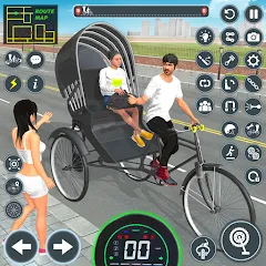 Взломанная BMX Cycle Games 3D Cycle Race (игры на велосипеде 3D гонка)  [МОД Много денег] - стабильная версия apk на Андроид