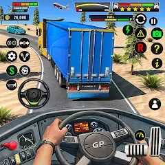 Скачать взлом Truck Driving Euro Truck Game  [МОД Menu] - последняя версия apk на Андроид