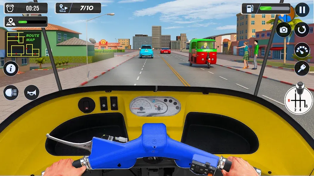 Tuk Tuk Auto Driving Games 3D  [МОД Много денег] Screenshot 2