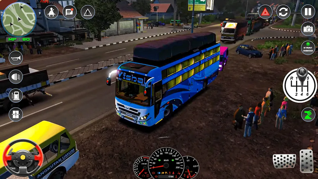 City Bus Driving: Bus Games 3D  [МОД Много монет] Screenshot 1