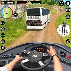 Взломанная Offroad Bus Simulator Bus Game (Оффроуд Автобус Симулятор Игра)  [МОД Unlimited Money] - полная версия apk на Андроид