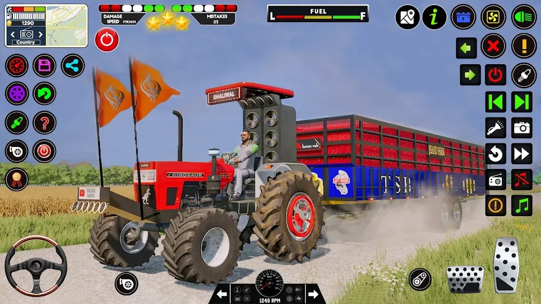 Tractor Driving - Tractor Game  [МОД Unlocked] Screenshot 1