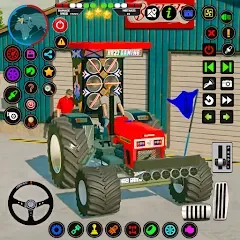 Скачать взломанную Tractor Driving - Tractor Game  [МОД Unlocked] - полная версия apk на Андроид